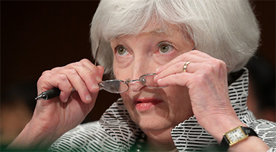 Graycell Advisors - Federal Reserve Chairperson Janet Yellen - Monetary Policy ~ Photographer: Chip Somodevilla